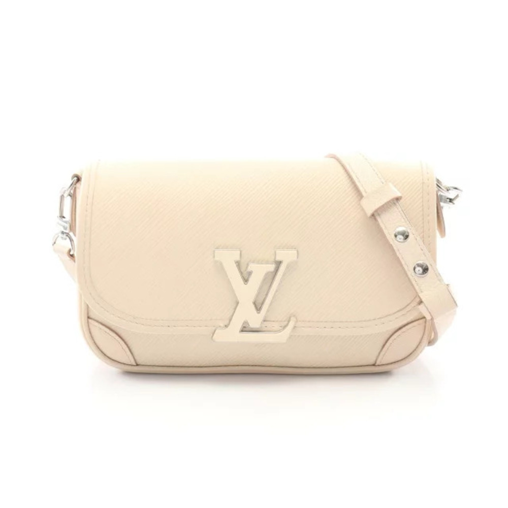 Louis Vuitton Bussy NM Epi Quartz Shoulder Bag Leather Ivory White